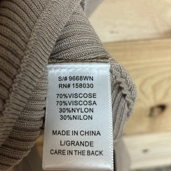 Love Tree size Large Tan Color Super Stretchy Spaghetti Strap Thong Bodysuit - Picture 9 of 10